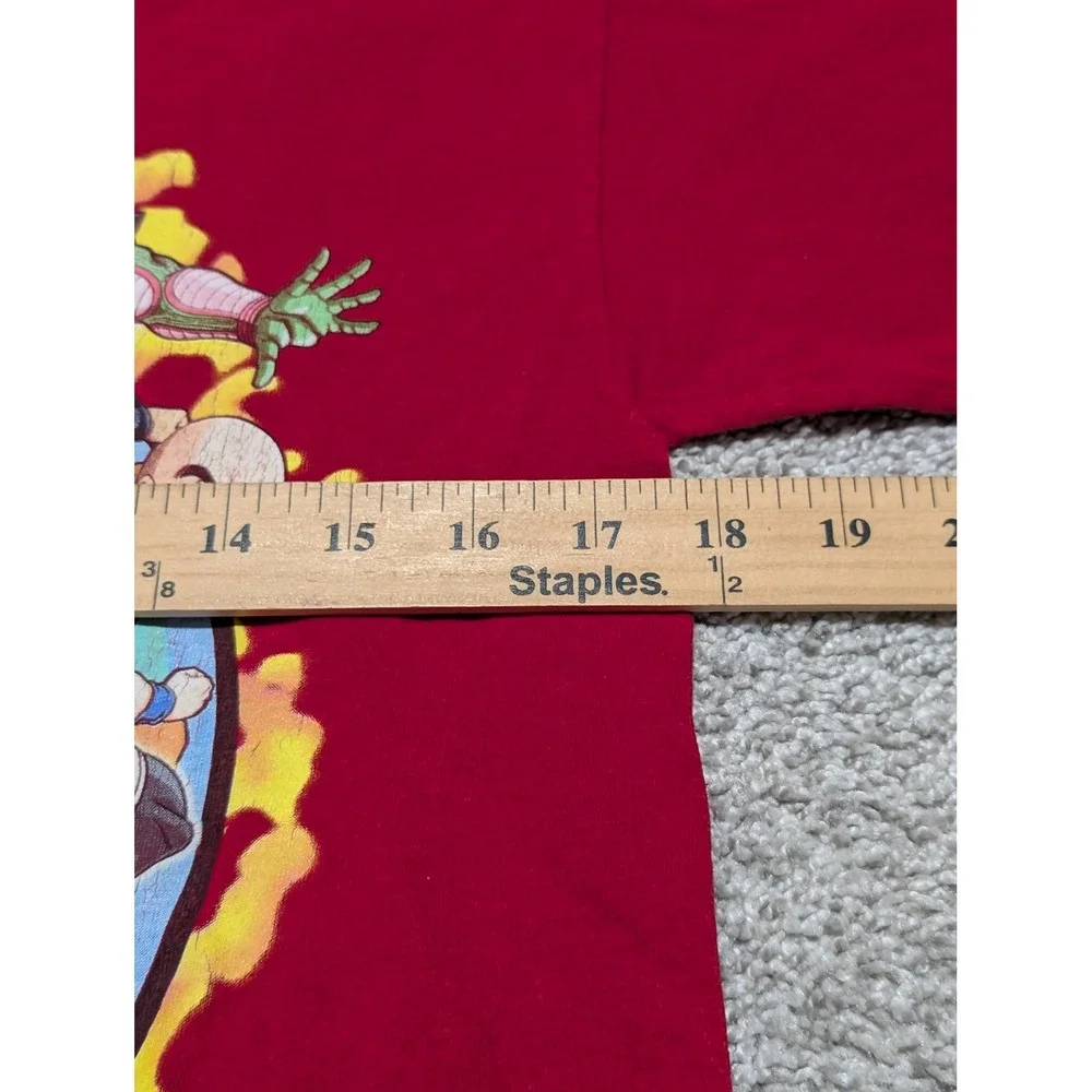 Dragon Ball Z Resurrection F Goku Vegeta Piccolo T‎ Shirt Mens M Red Funimation